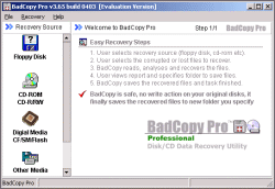 badcopy - floppy disk recovery and cd  cdr cdrw file recovery
